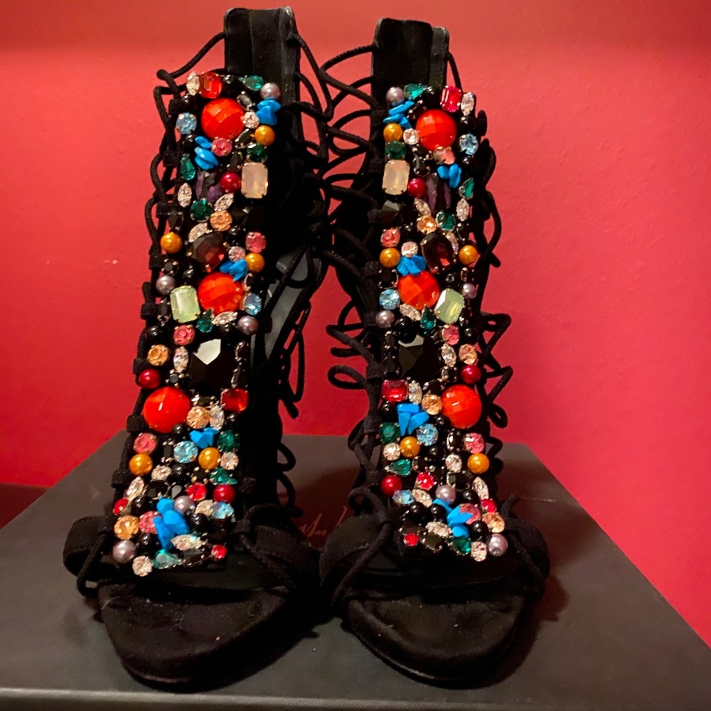 Authentic Giuseppe Sandals includes box & dust bag